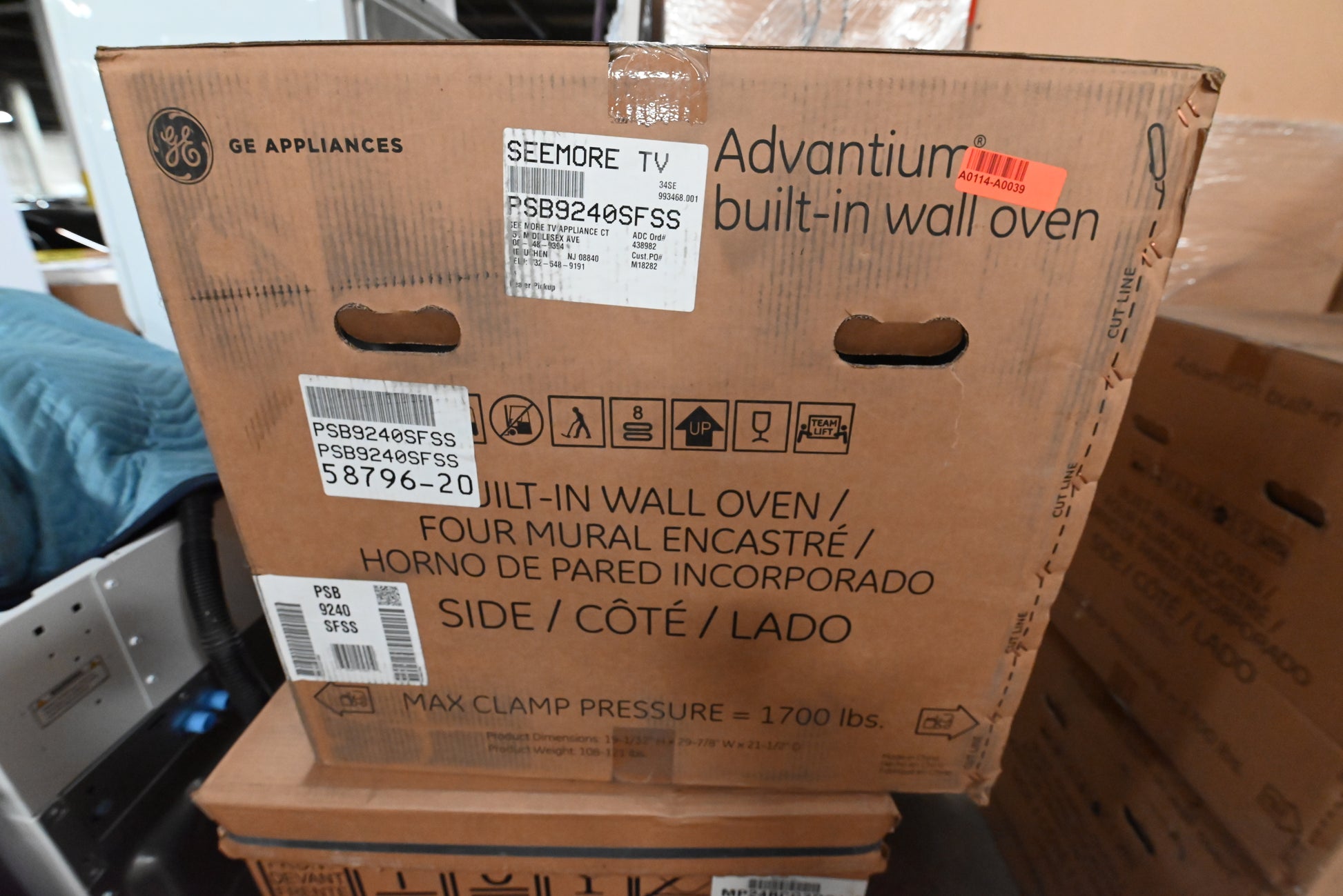 GE Profile PSB9240SFSS 30" Stainless Steel Electric Single Wall Oven with Advantium