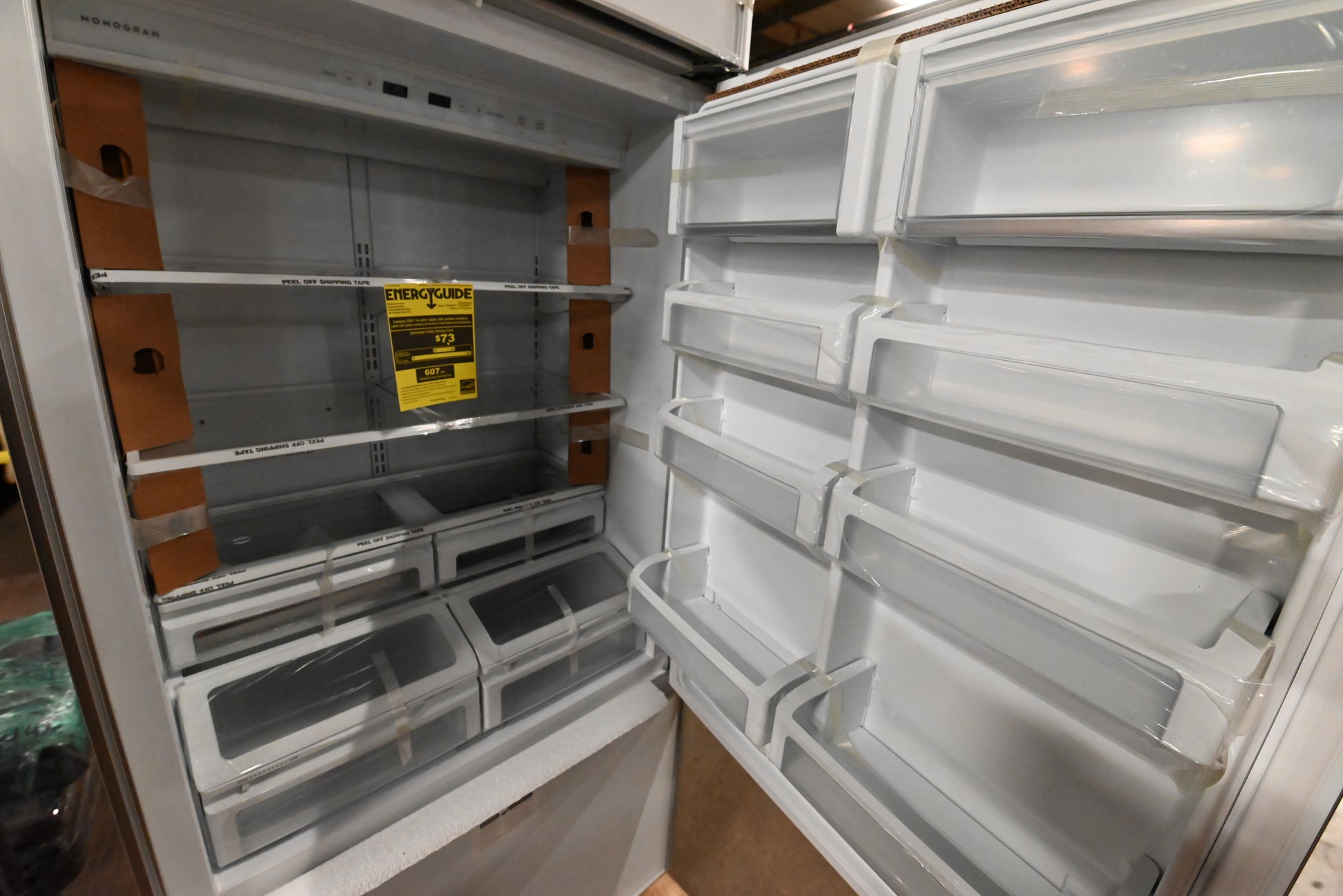 Monogram ZIC360NNRH 36" Panel Ready Bottom Freezer Refrigerator