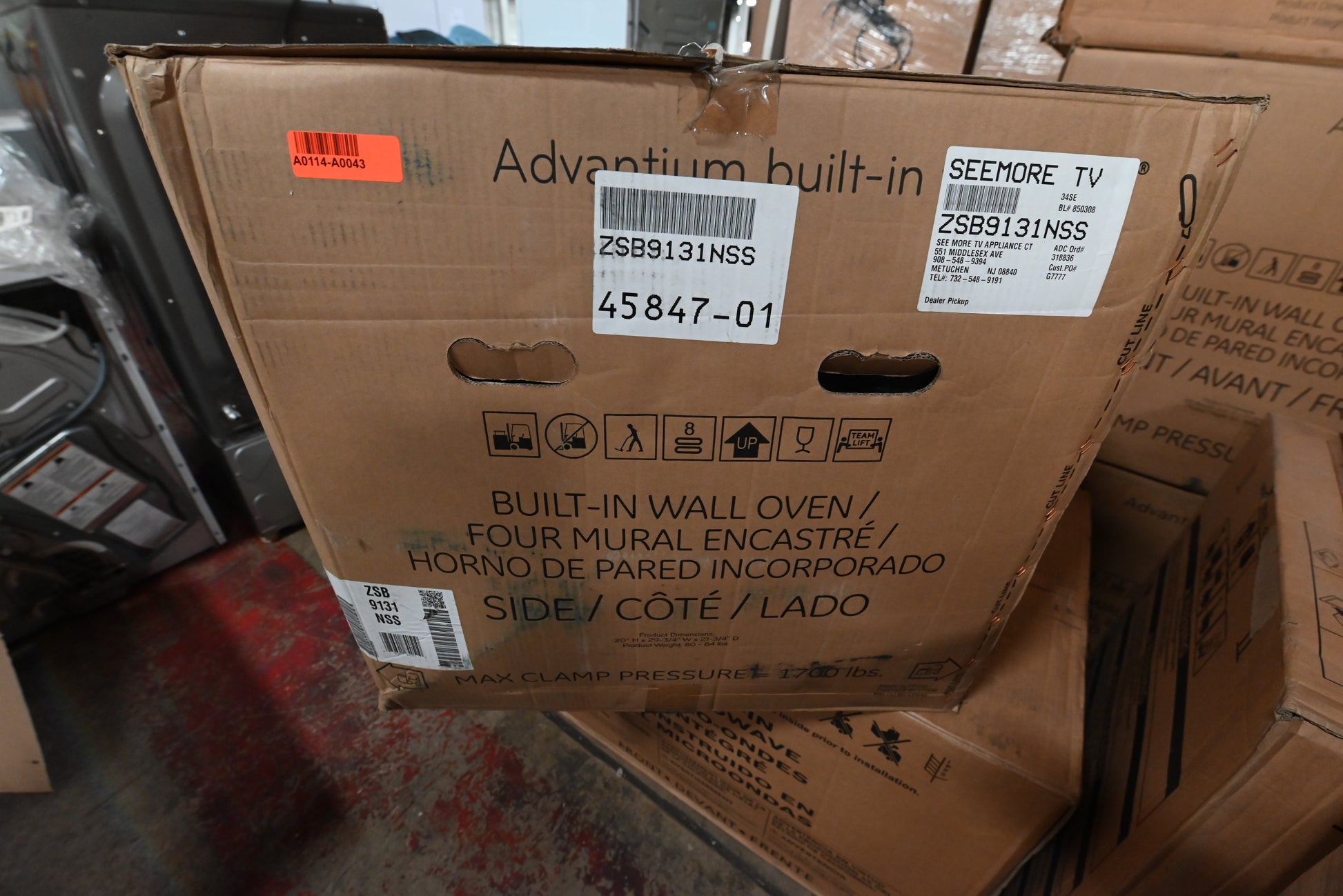 Monogram ZSB9131NSS 30" Stainless Steel Single Wall Oven with Advantium