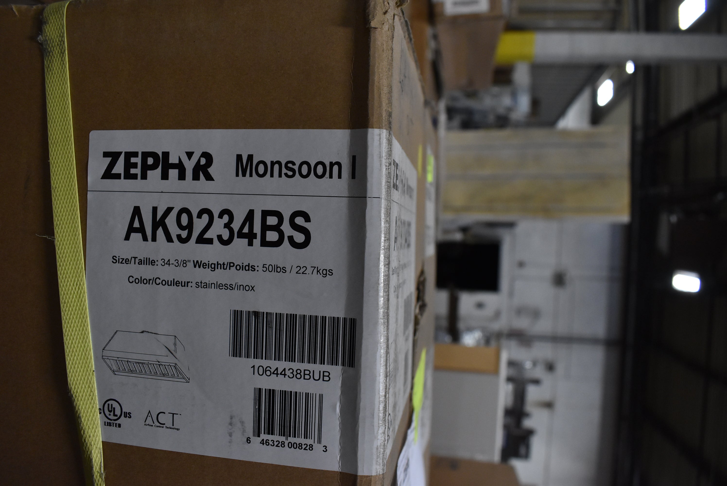 High-performance Zephyr kitchen ventilation insert for professional ranges