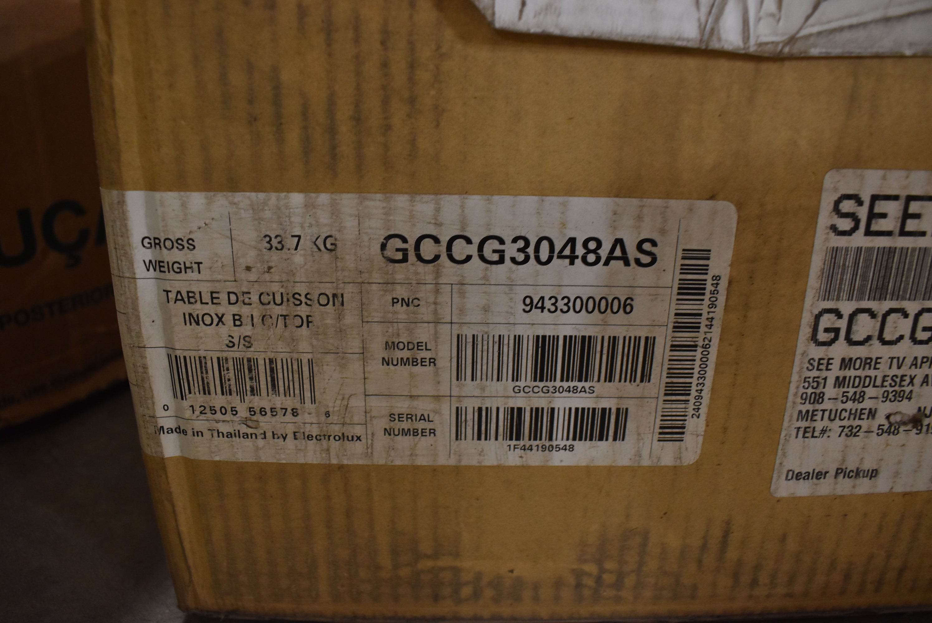Frigidaire GCCG3048AS 30" Stainless Steel Gas Cooktop