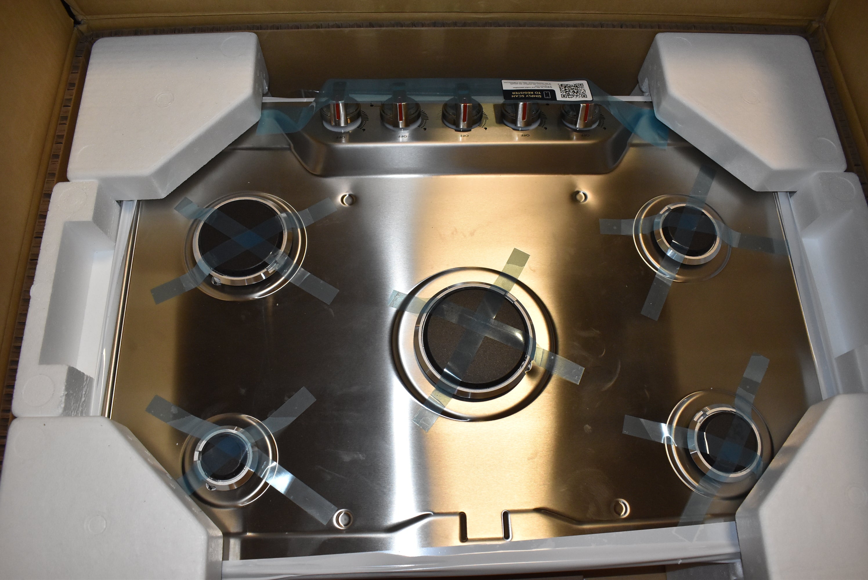Frigidaire GCCG3048AS 30" Stainless Steel Gas Cooktop