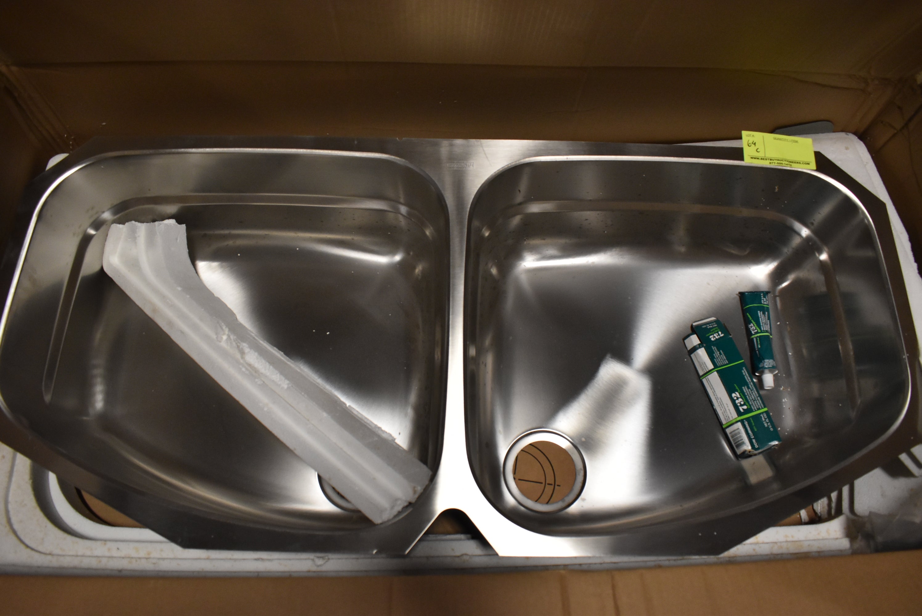 Luxury handcrafted double basin stainless steel sink for modern kitchens