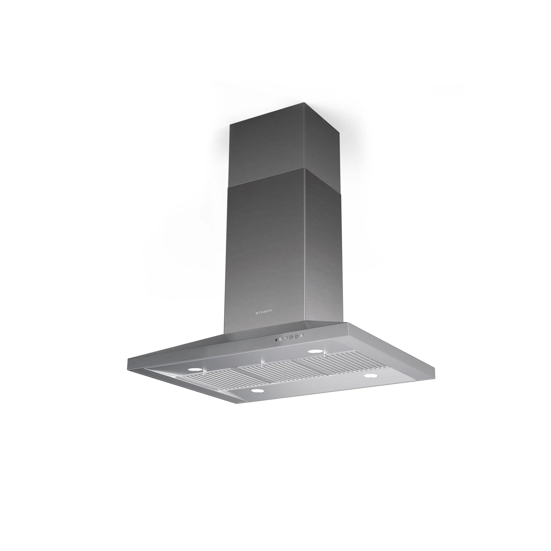 Faber Dama Isola DAMAIS36SSV 36" Stainless Steel Island Mount Chimney Range Hood 