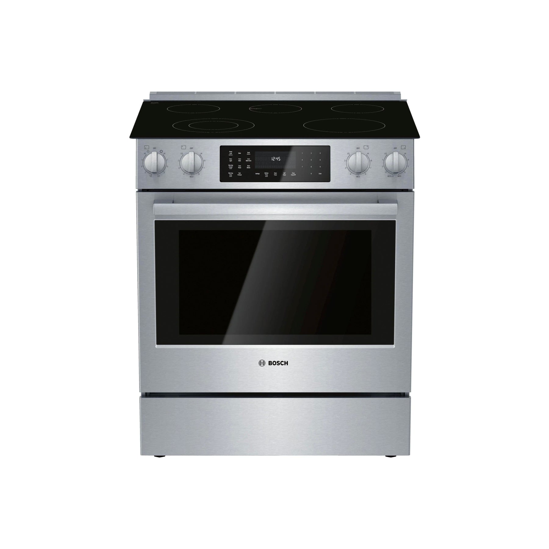 Bosch 800 Series HEI8056U 30" Stainless Steel Electric Slide-in Range
