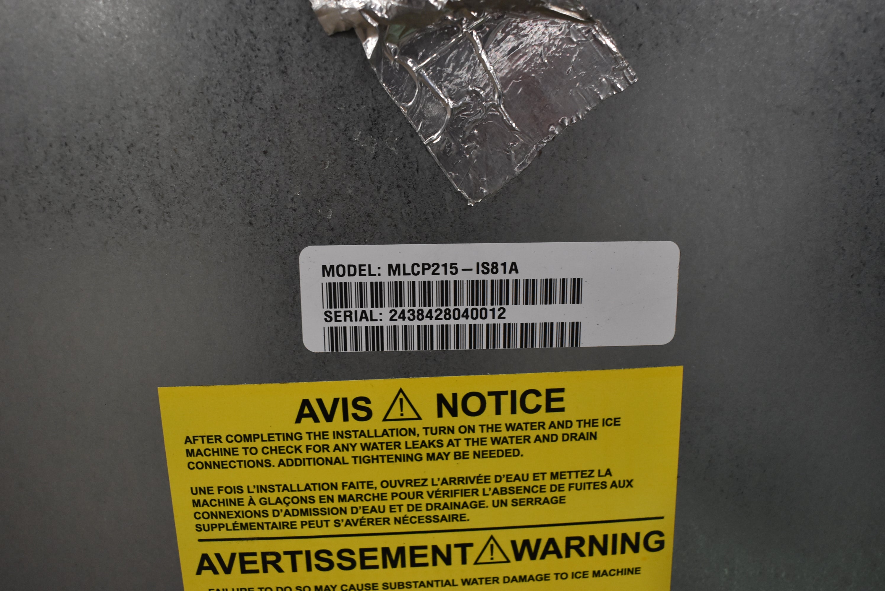 Marvel MLCP215-IS81A 15" Stainless Steel Paneled Clear Ice Maker
