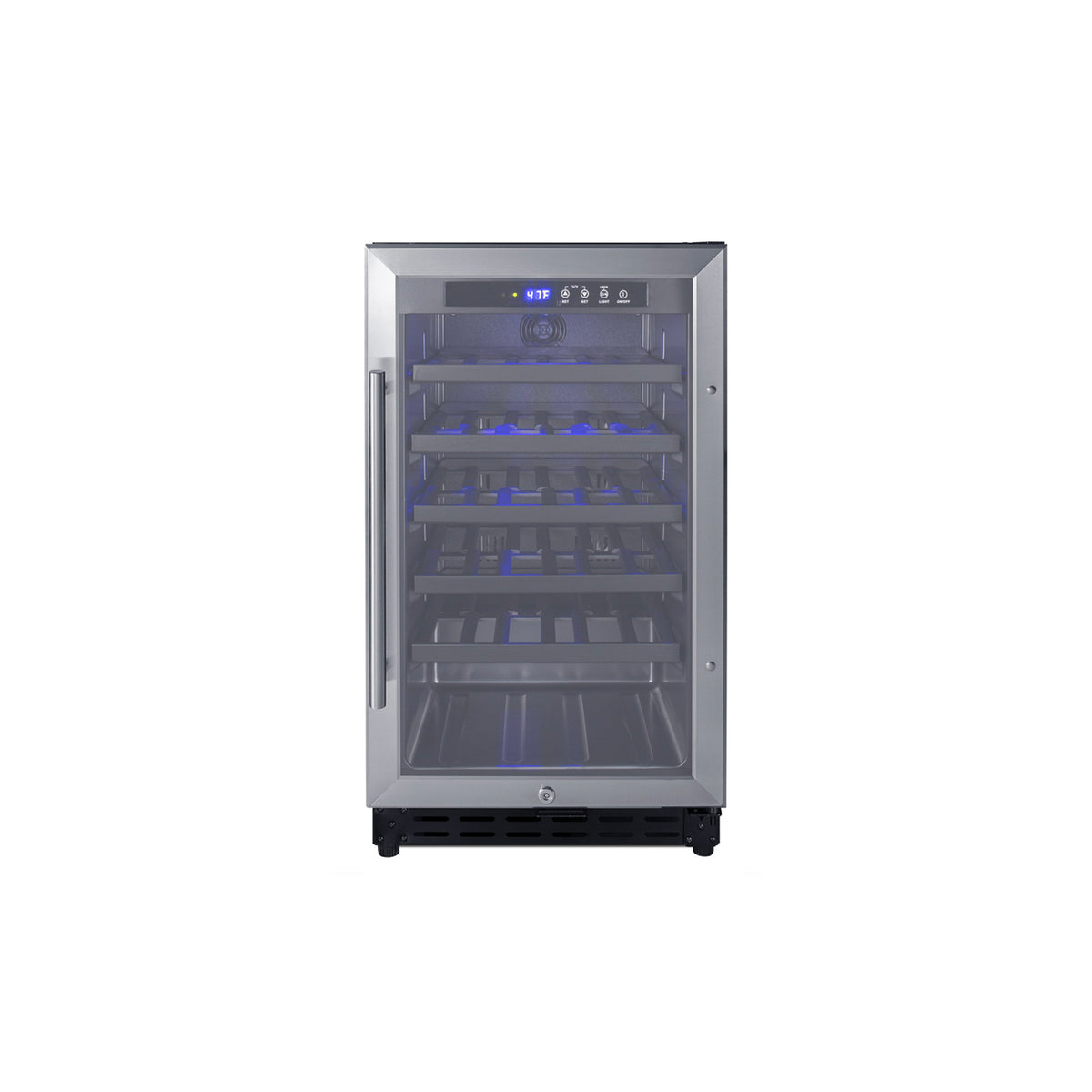 Summit SWC-1840B-ADA 18" Stainless Steel Undercounter Wine Cooler
