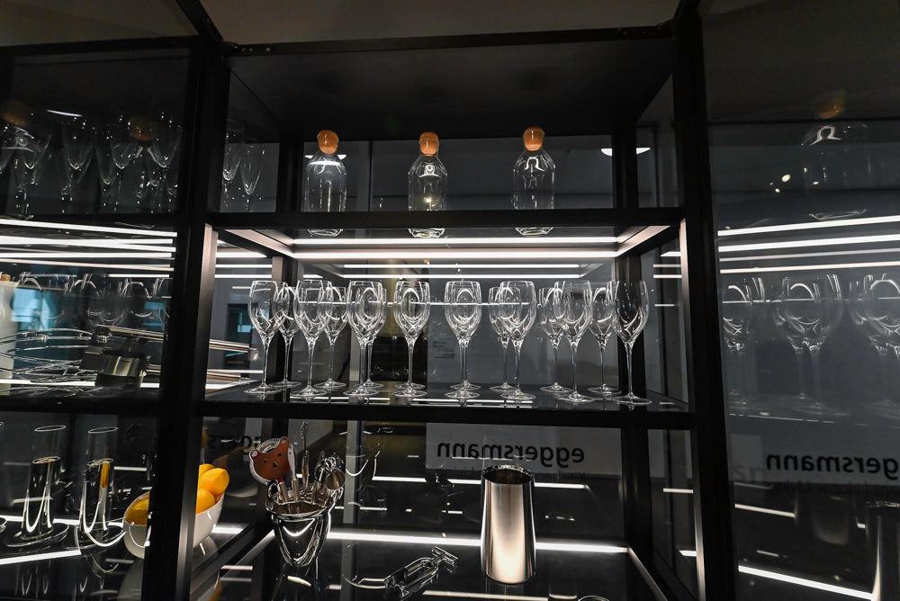 Eggersmann Glass Display Cabinet and Shelving System