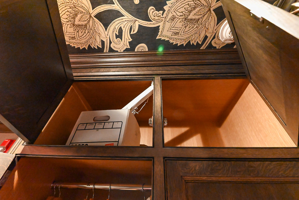 Christopher Peacock Traditional Classic Dark Wooden Brown Wardrobe Closet