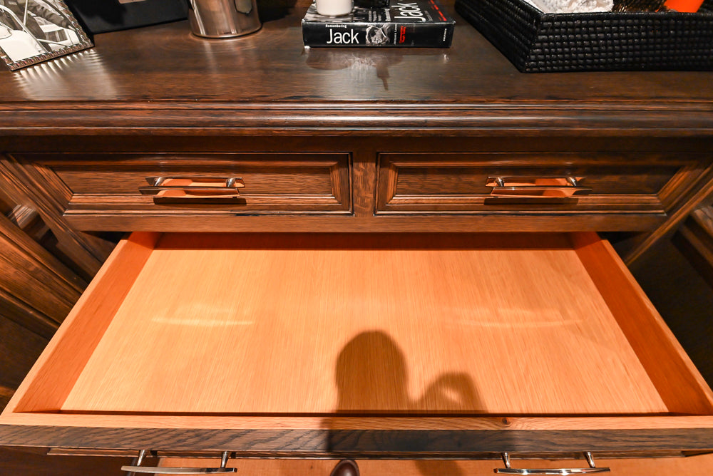 Christopher Peacock Traditional Classic Dark Wooden Brown Wardrobe Closet