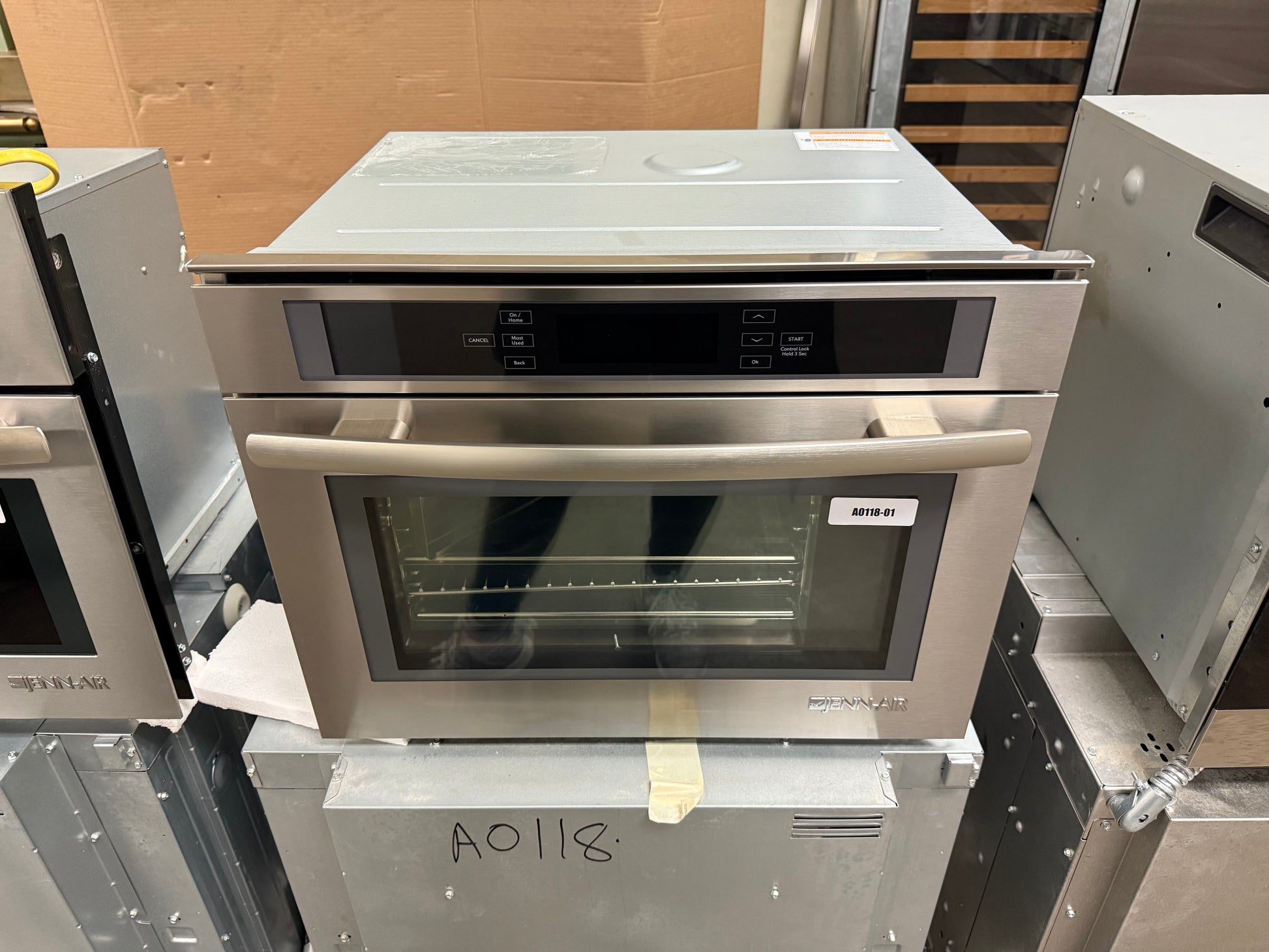 JennAir JBS7524BS 24" Stainless Steel Electric Steam Oven, 2014, Showroom Display Model