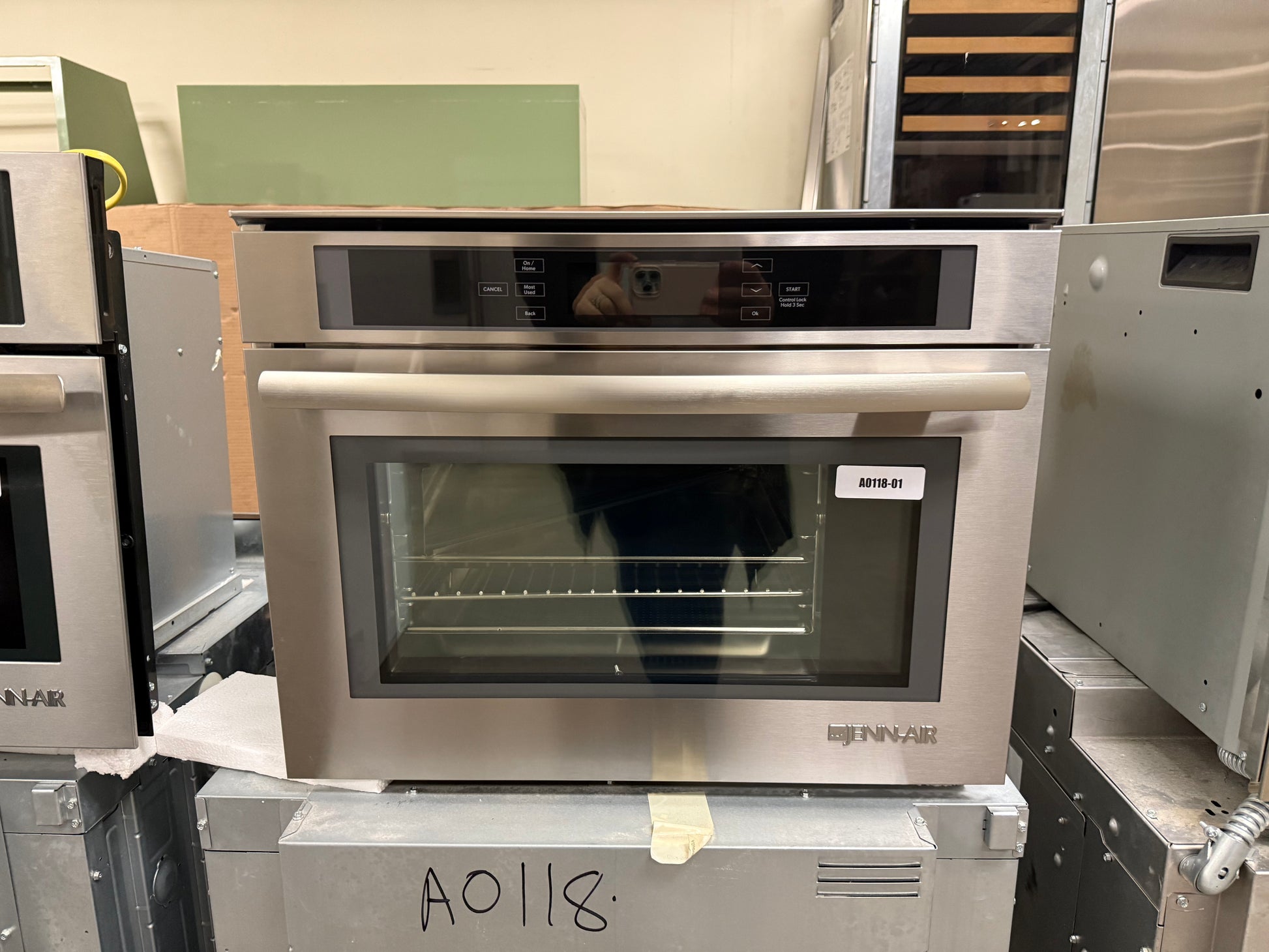 JennAir JBS7524BS 24" Stainless Steel Electric Steam Oven, 2014, Showroom Display Model