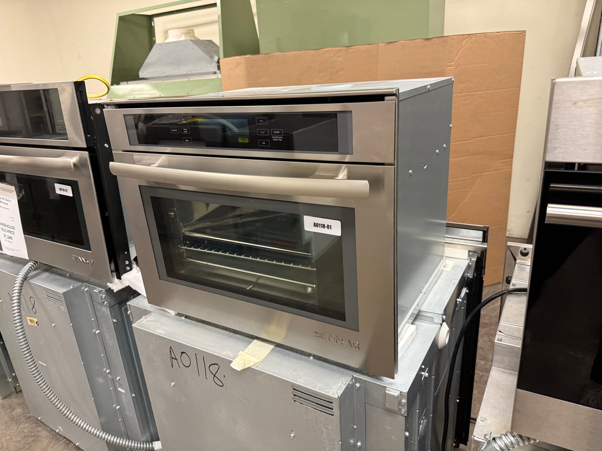 JennAir JBS7524BS 24" Stainless Steel Electric Steam Oven, 2014, Showroom Display Model