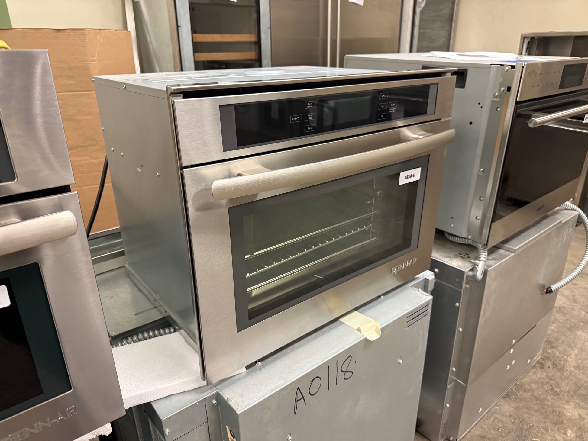 JennAir JBS7524BS 24" Stainless Steel Electric Steam Oven, 2014, Showroom Display Model