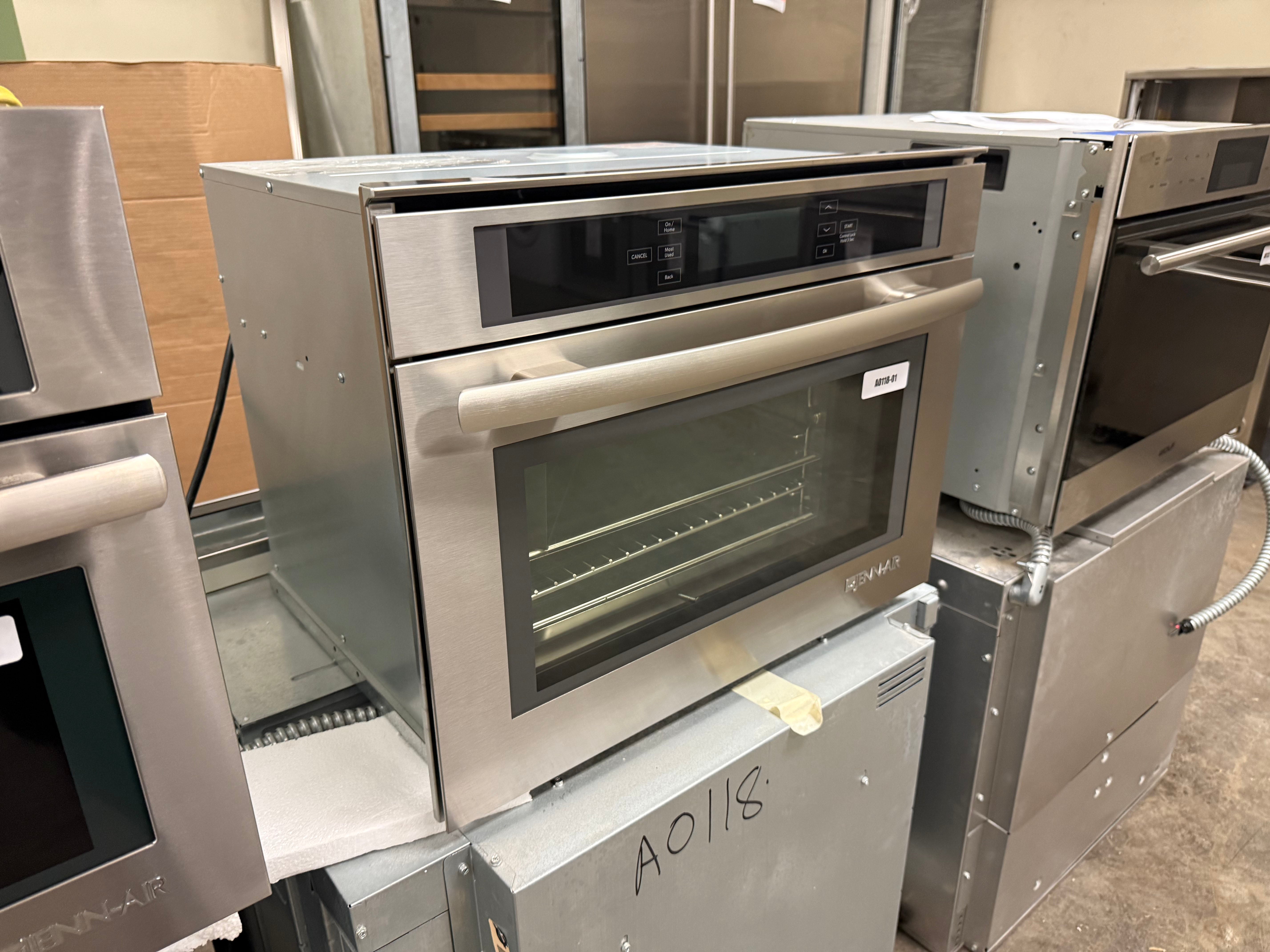 JennAir JBS7524BS 24" Stainless Steel Electric Steam Oven, 2014, Showroom Display Model