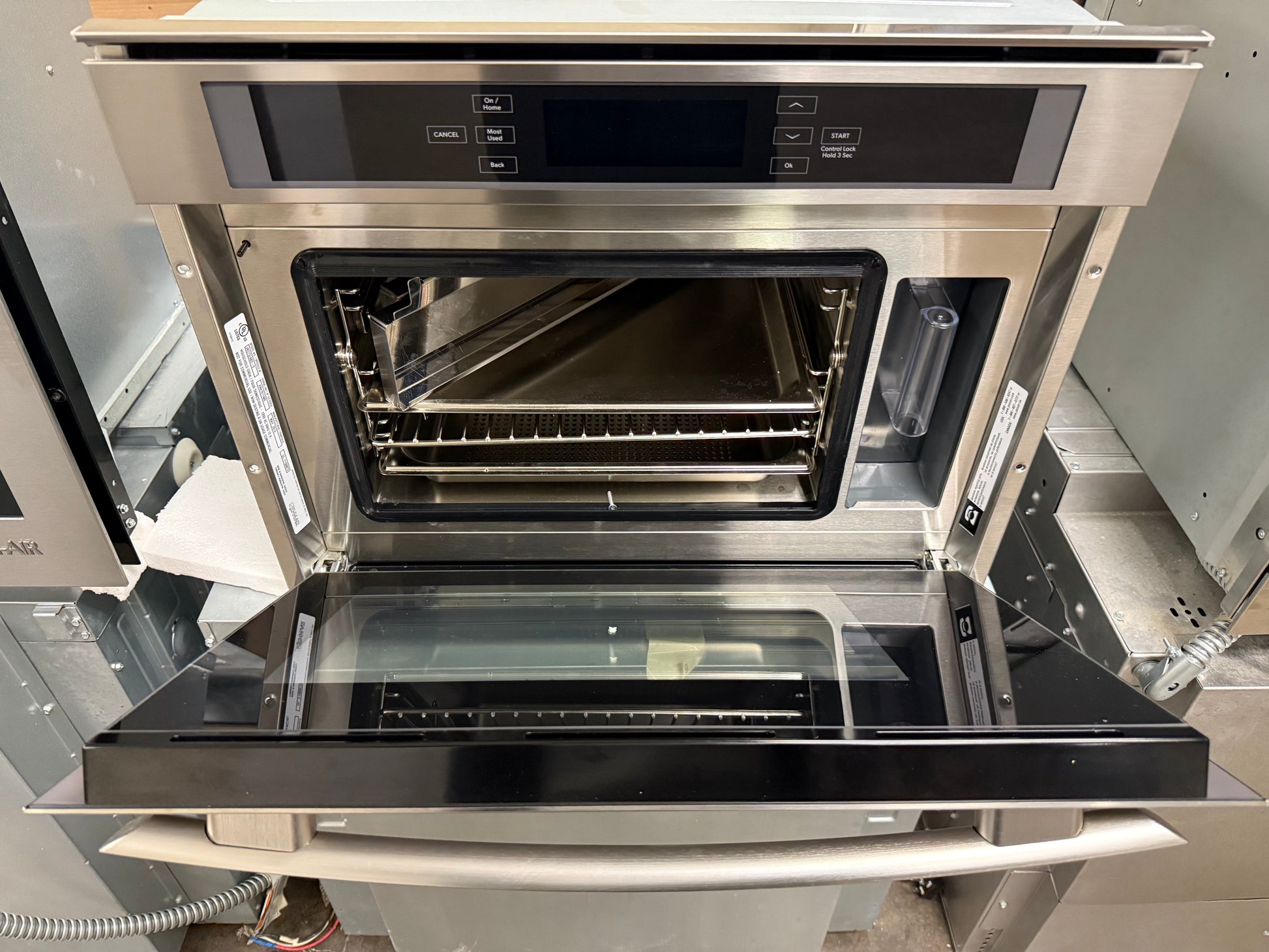 JennAir JBS7524BS 24" Stainless Steel Electric Steam Oven, 2014, Showroom Display Model