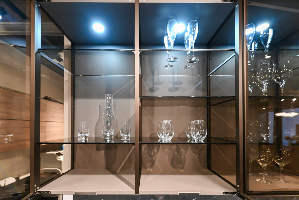 eggersmann Modern Glance Glass Upper Display Cabinets