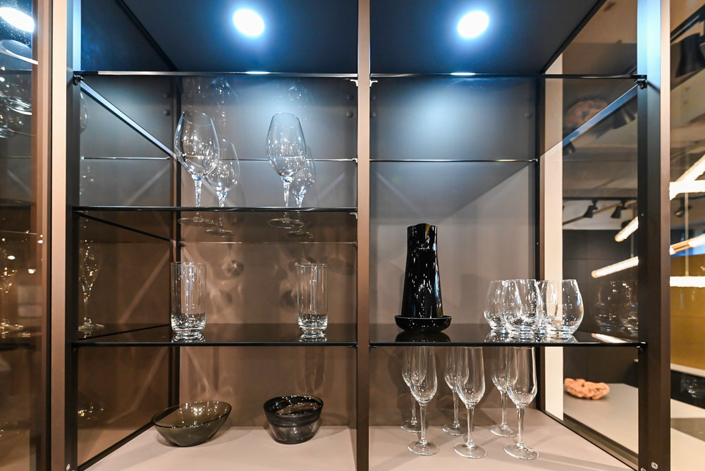 eggersmann Modern Glance Glass Upper Display Cabinets