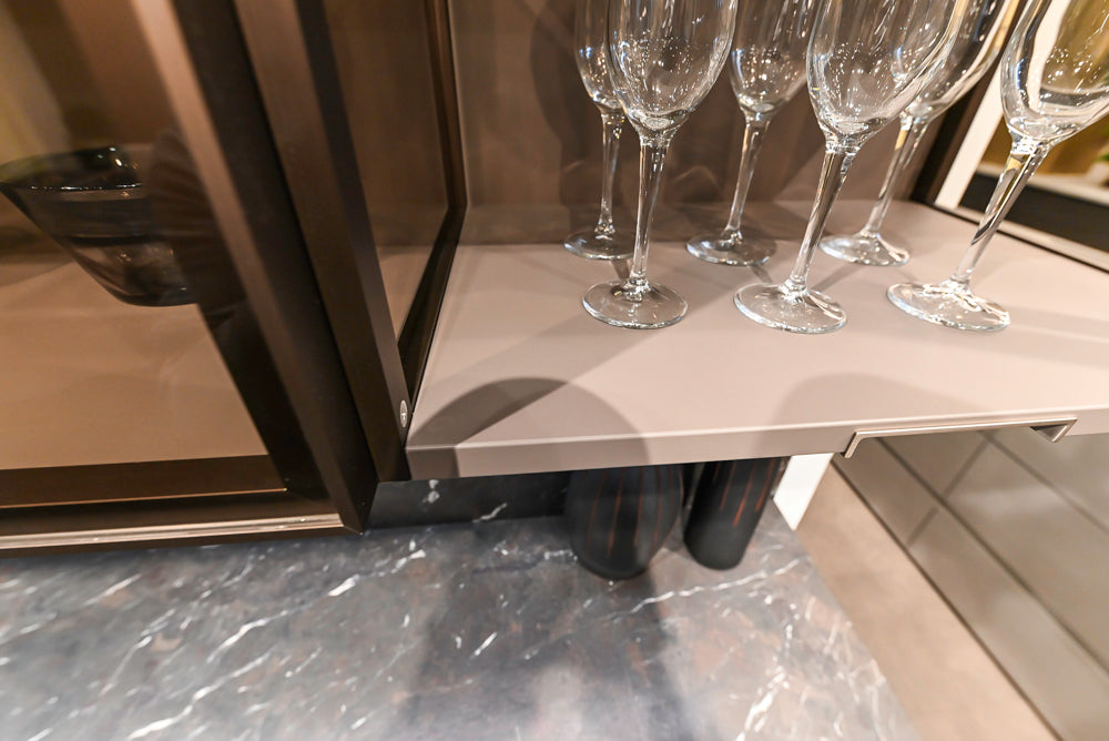 eggersmann Modern Glance Glass Upper Display Cabinets