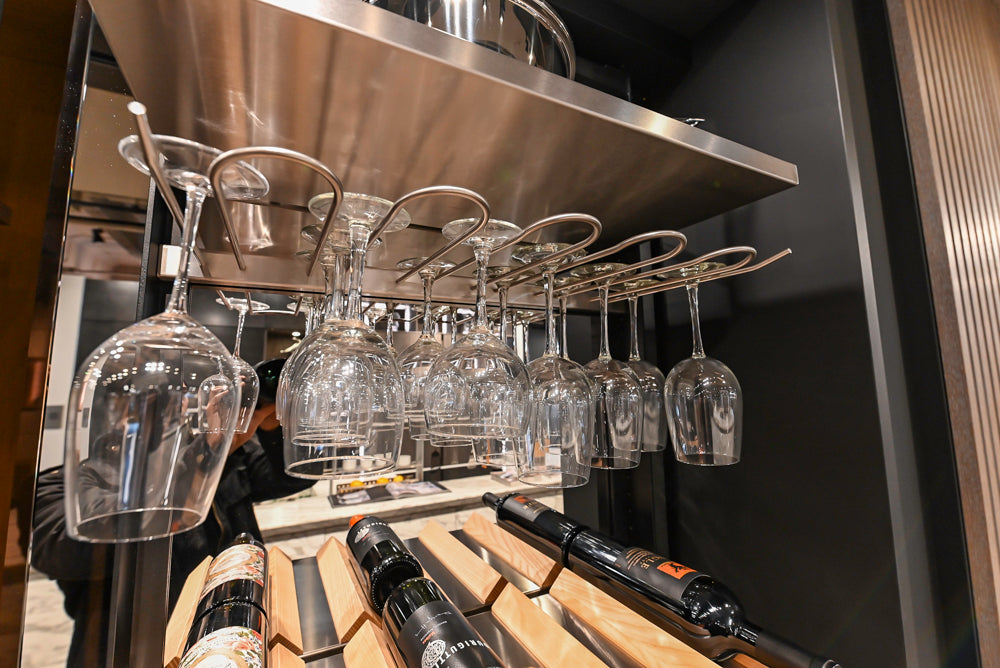 eggersmann USA Work's Glass Paneled Kitchen Storage Display