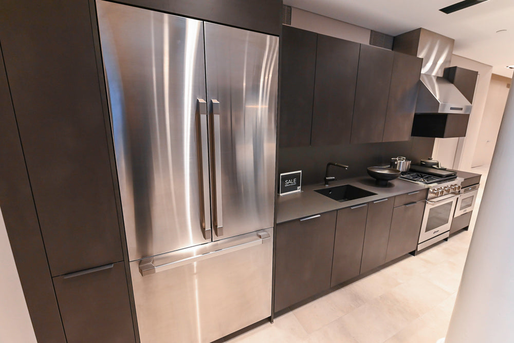 Poggenpohl Dark Brown Modern Kitchenette with Dacor Appliances