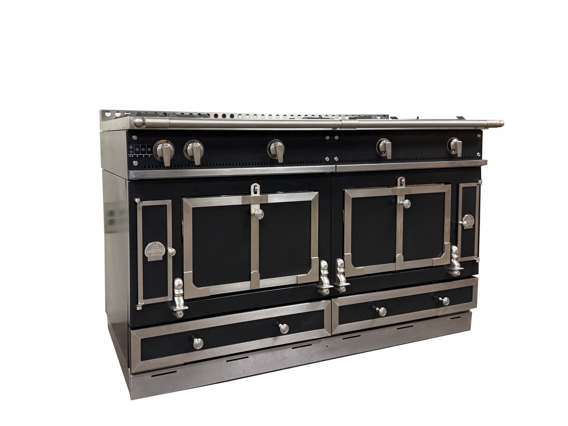 La Cornue Chateau 150 59" Black Dual Fuel Range