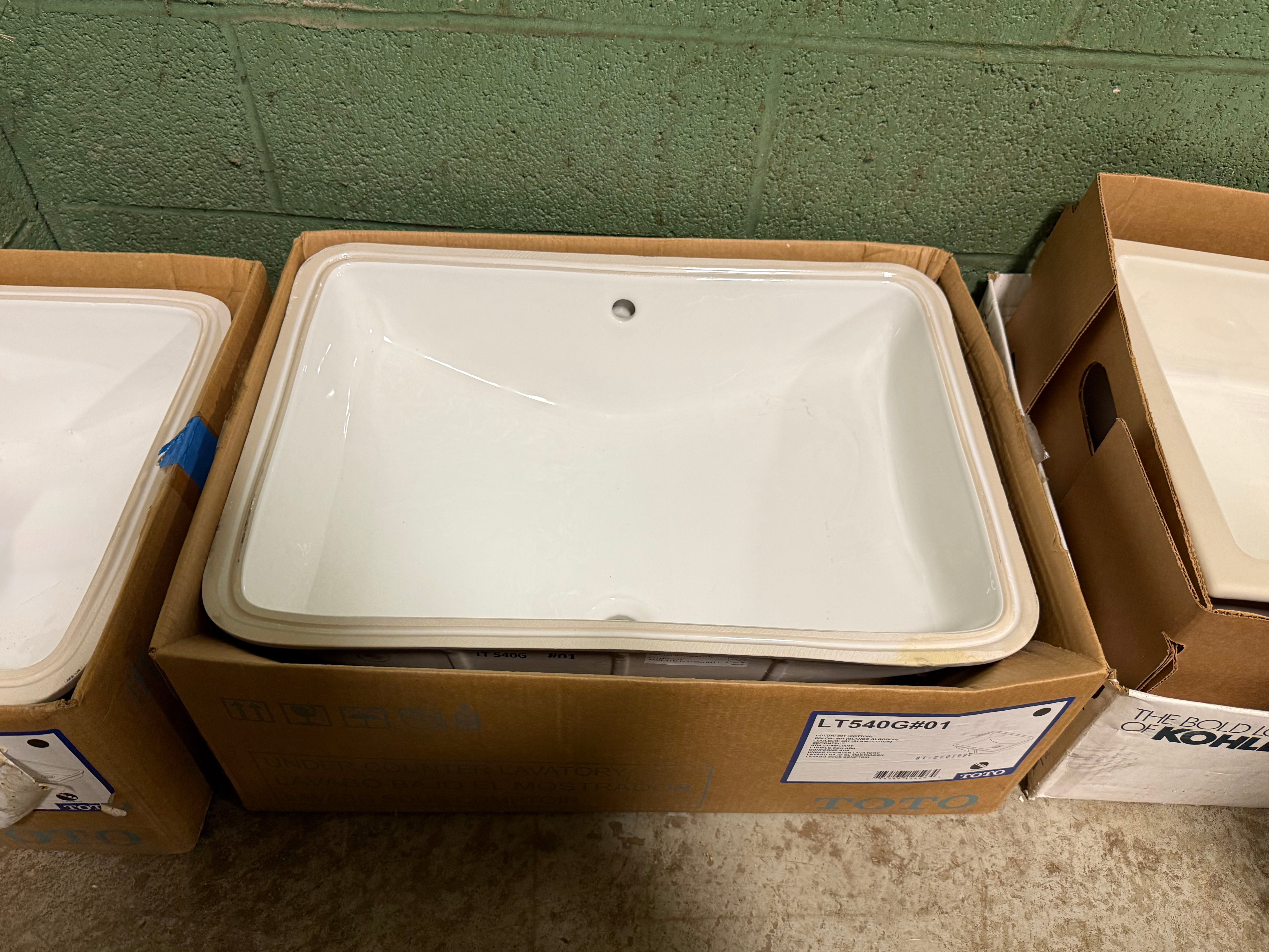 TOTO 21 1/4" Cotton Undermount Bathroom Sink with Overflow and CeFiONtect Ceramic Glaze