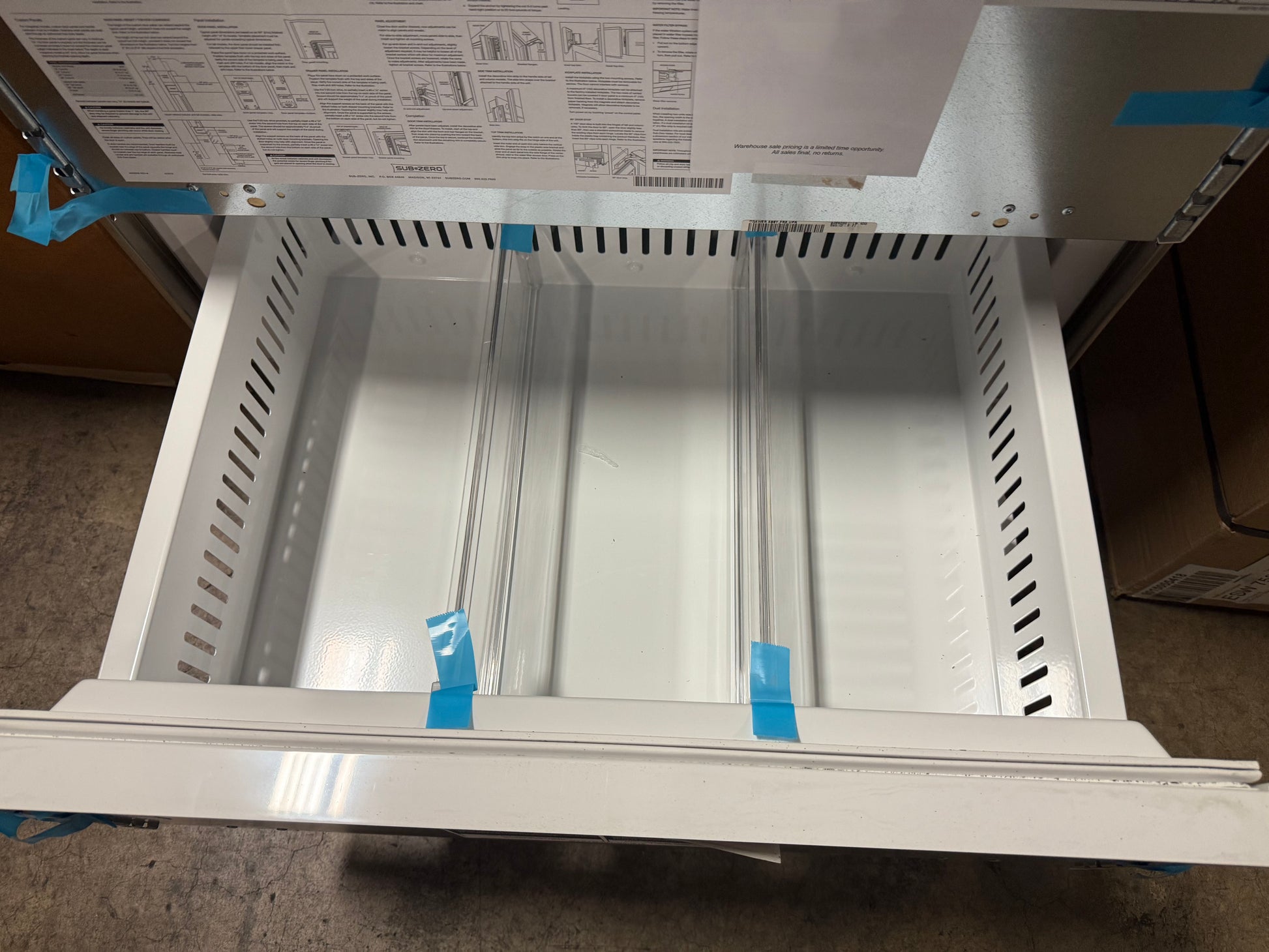 Sub-Zero ID-30F 30" Panel Ready Freezer Drawers