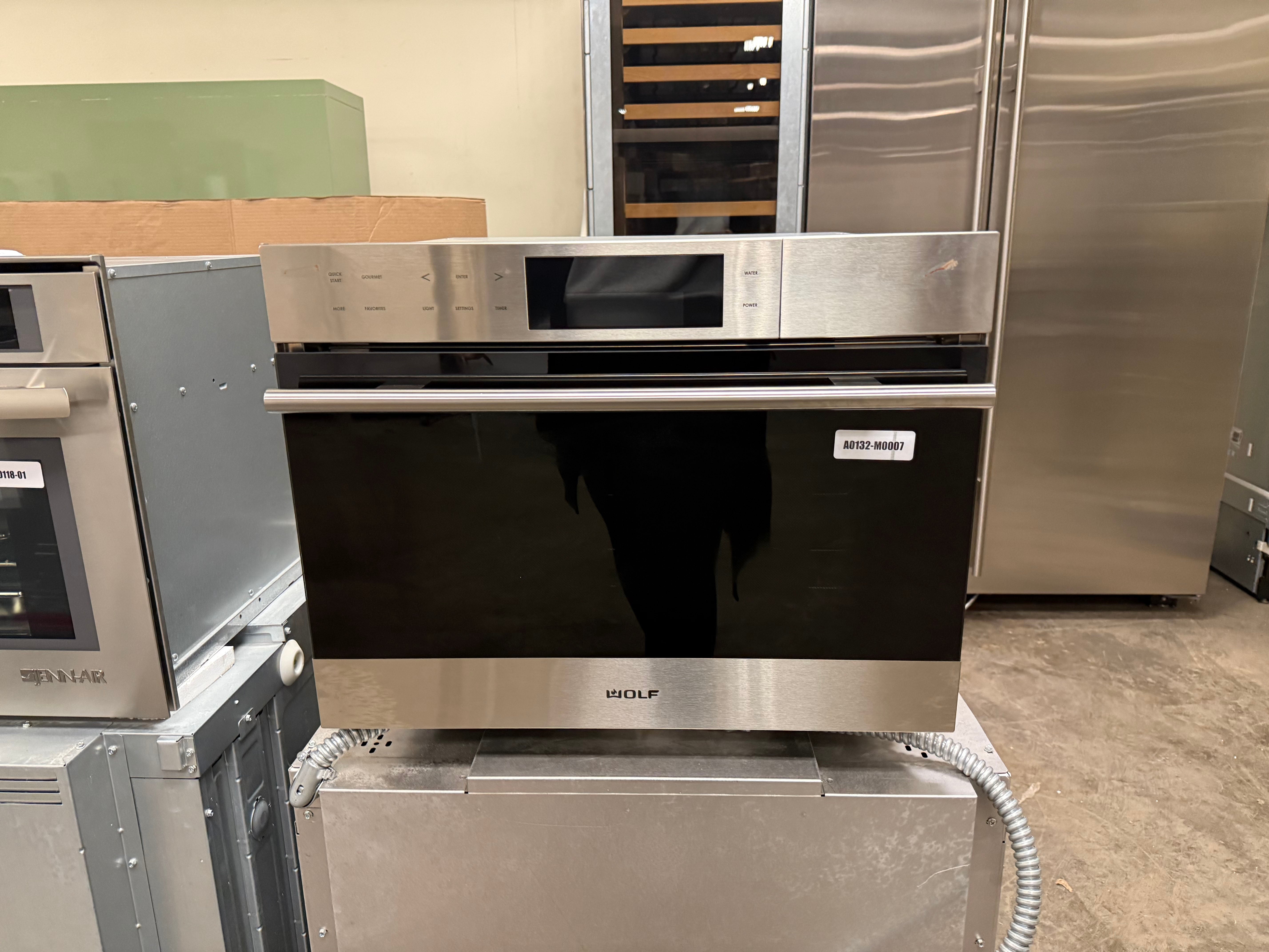 Wolf CS024TE/S/TH 24" Stainless Steel Electric Steam Oven, Showroom Display