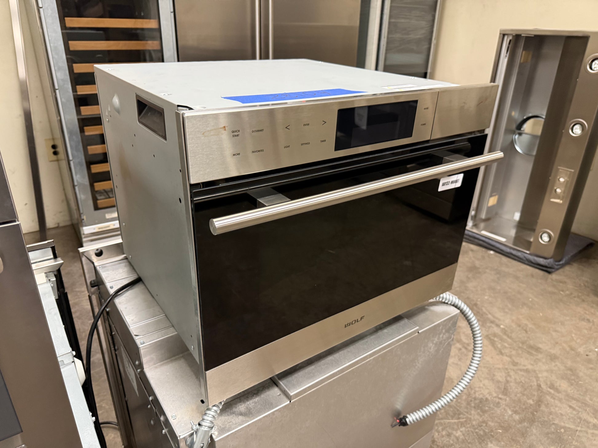 Wolf CS024TE/S/TH 24" Stainless Steel Electric Steam Oven, Showroom Display