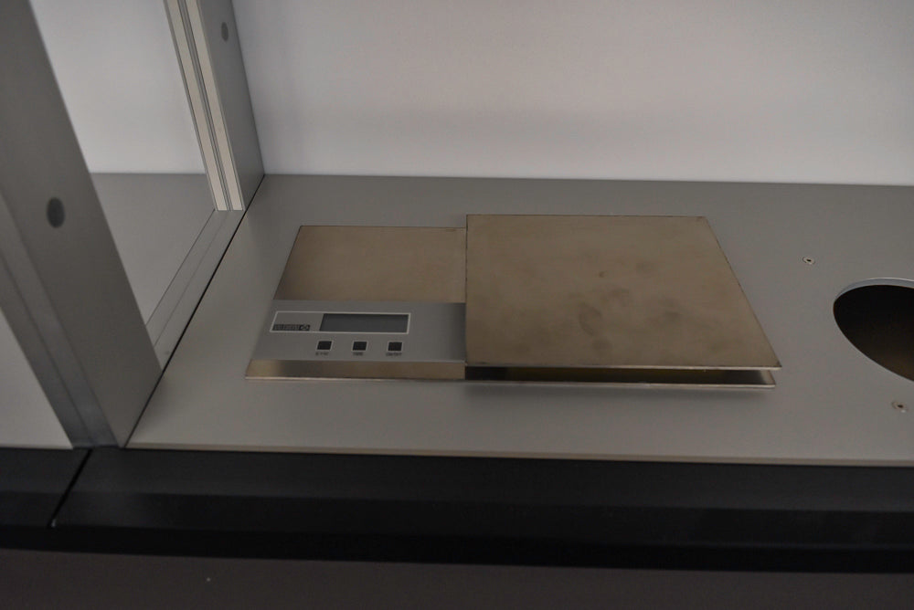 Valcucine Modern Minimalist Brown Toned Kitchen with Glass Countertops