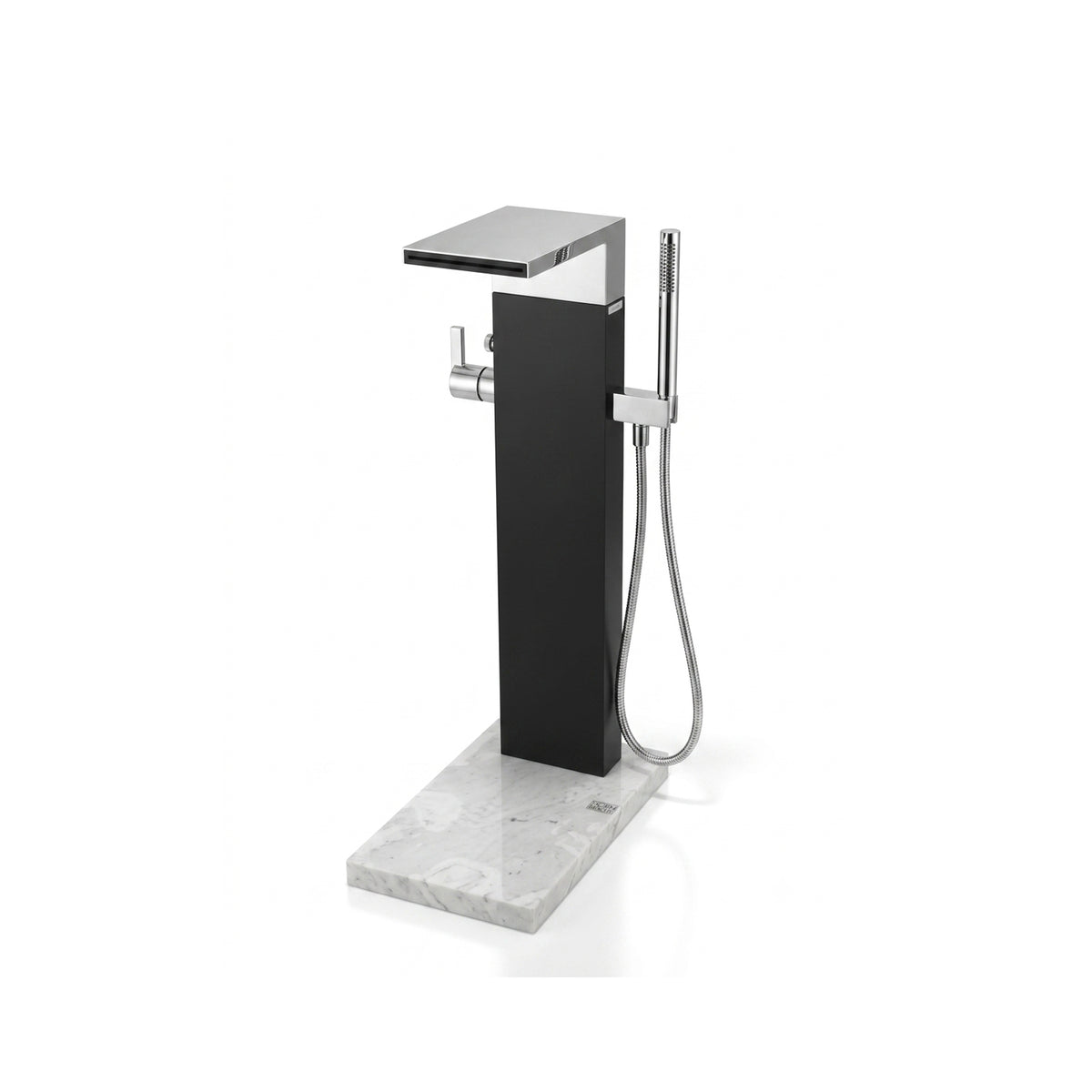 Dornbract Modern Polished Chrome Tub Filler with Valves