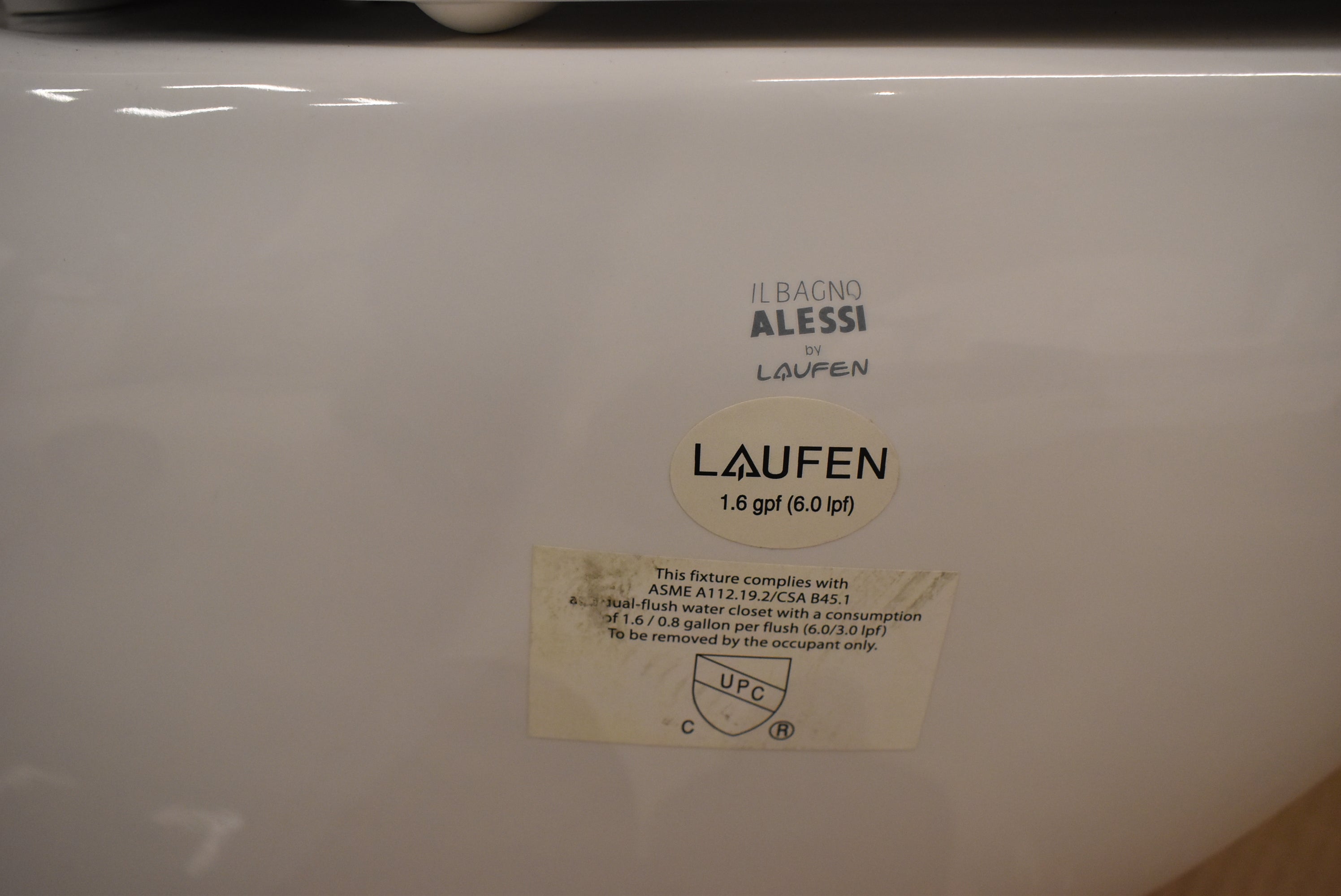 Laufen Ilbagnoalessi One White Modern Wall-Hung Toilet