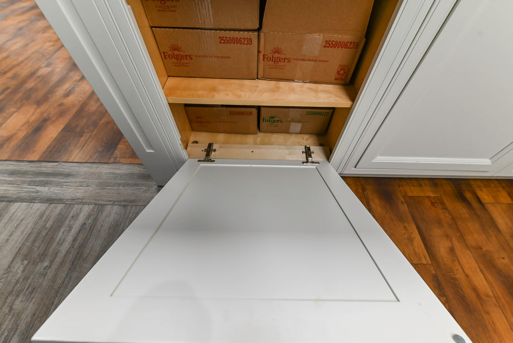 Downsview Traditional White Kitchen with White Marble Countertops