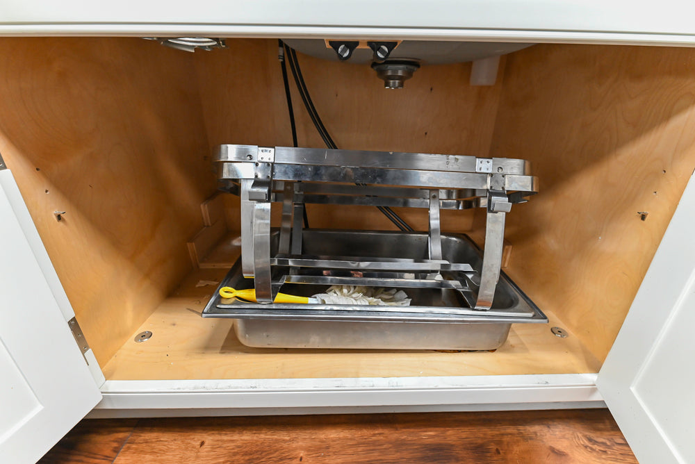 Downsview Traditional White Kitchen with White Marble Countertops