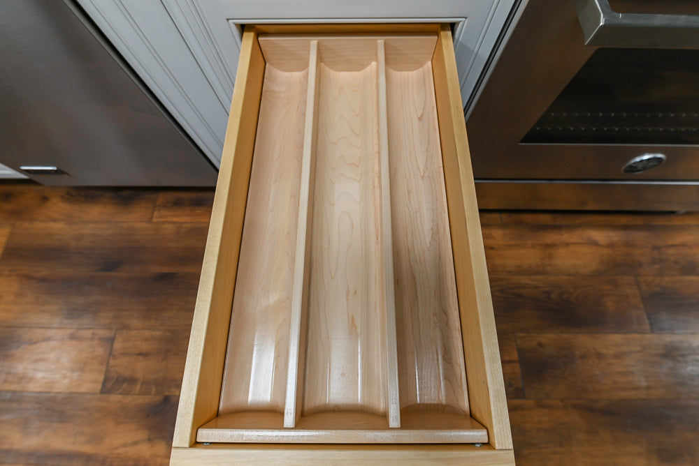 Downsview Traditional White Kitchen with White Marble Countertops