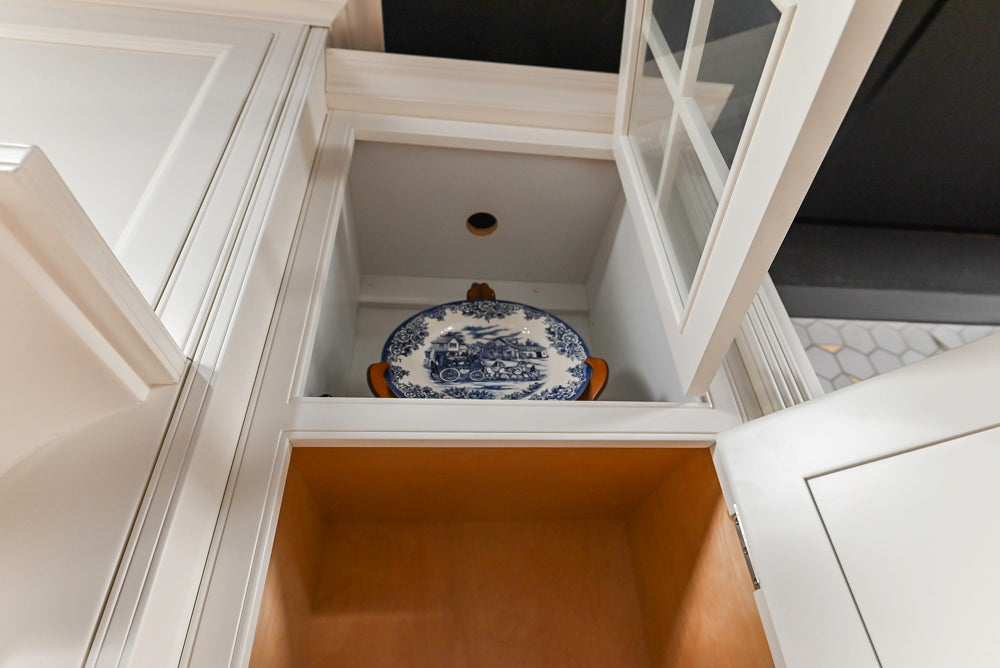 Downsview Traditional White Kitchen with White Marble Countertops