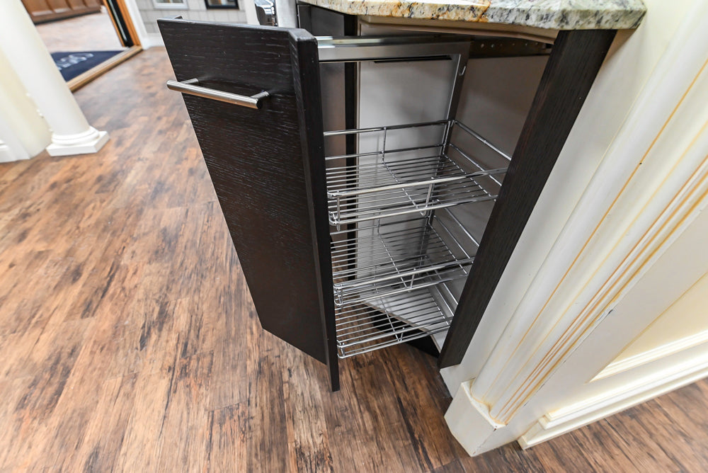 Downsview Modern Dark Brown Cooking Corner with Granite Countertops