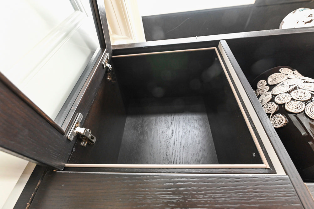 Downsview Modern Dark Brown Cooking Corner with Granite Countertops