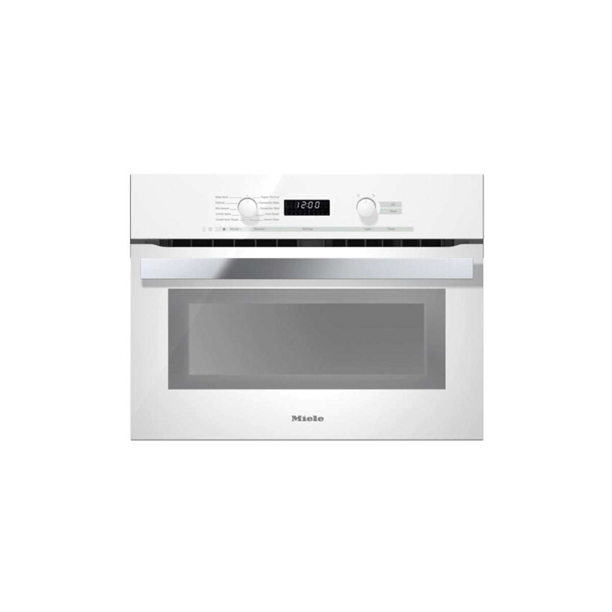 Miele H6200BM 24" White Speed Oven