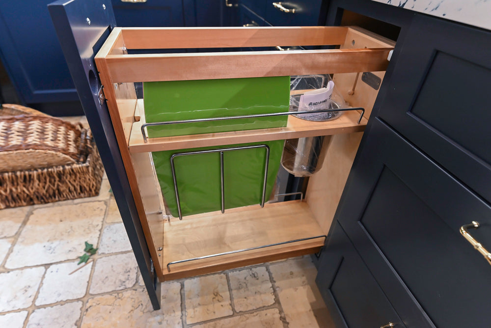 Wood-Mode "PLUS" Traditional Navy & White Kitchen