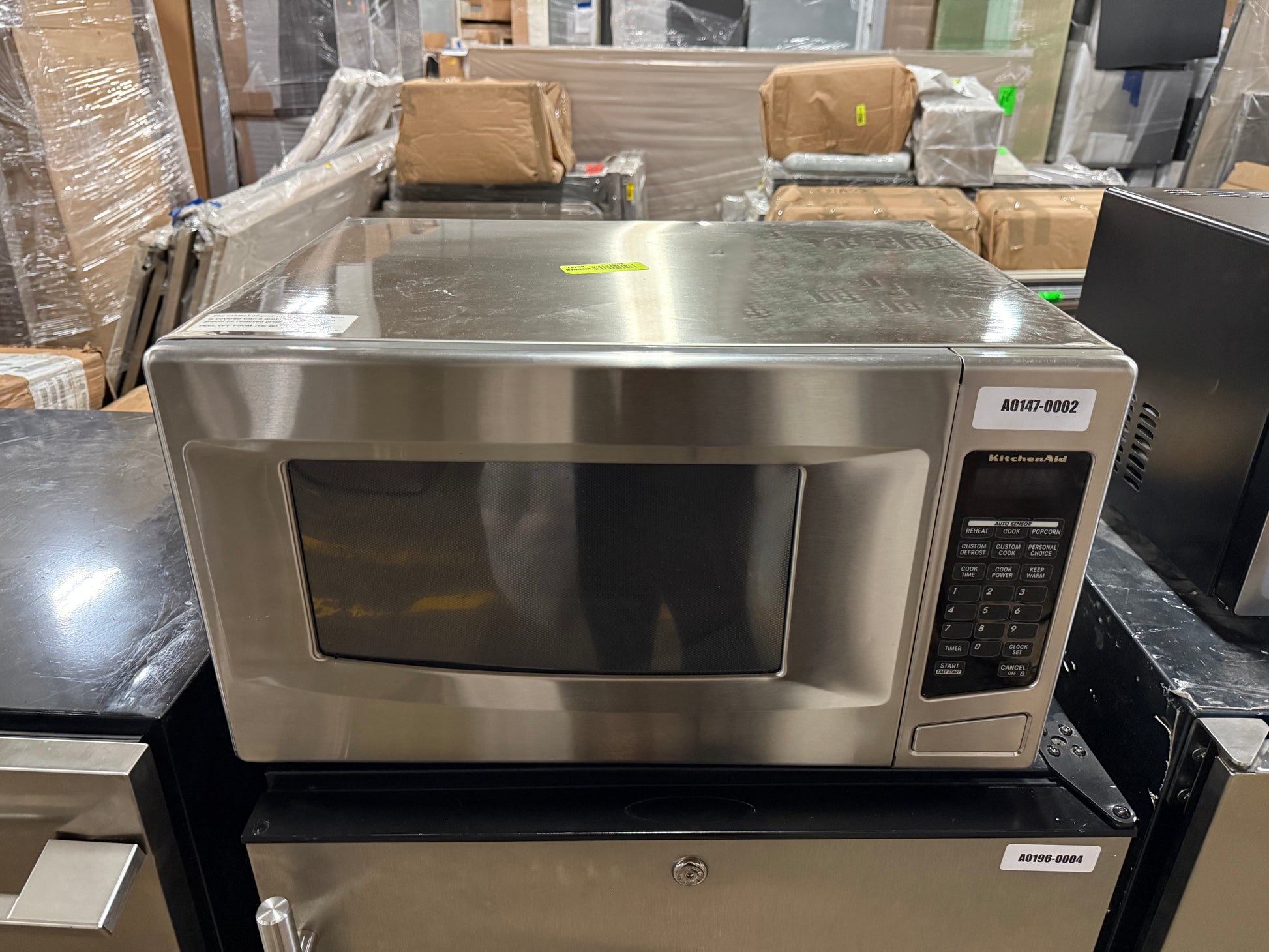 KitchenAid KCMS145JSS 22" Stainless Steel Countertop Microwave