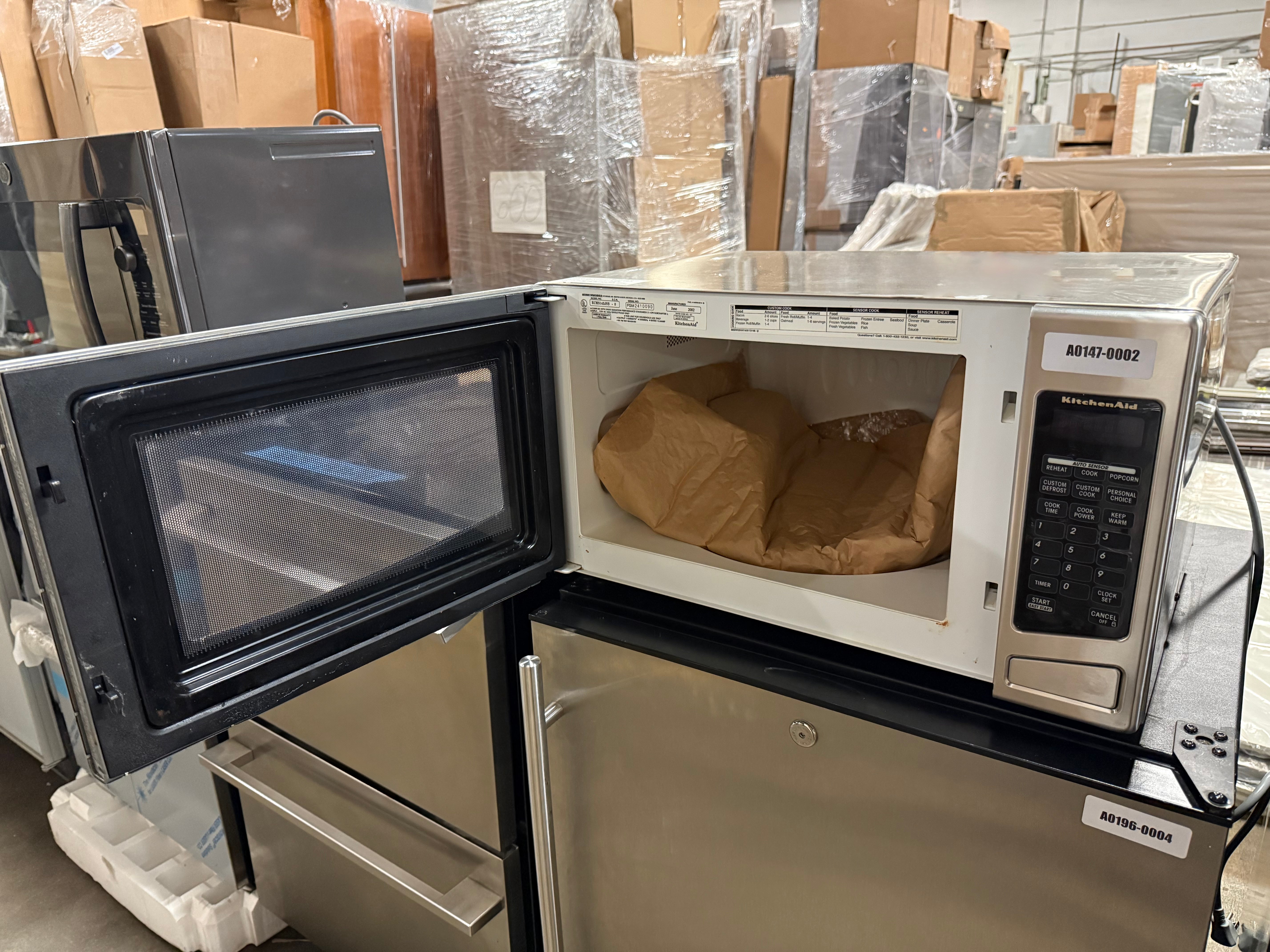 KitchenAid KCMS145JSS 22" Stainless Steel Countertop Microwave