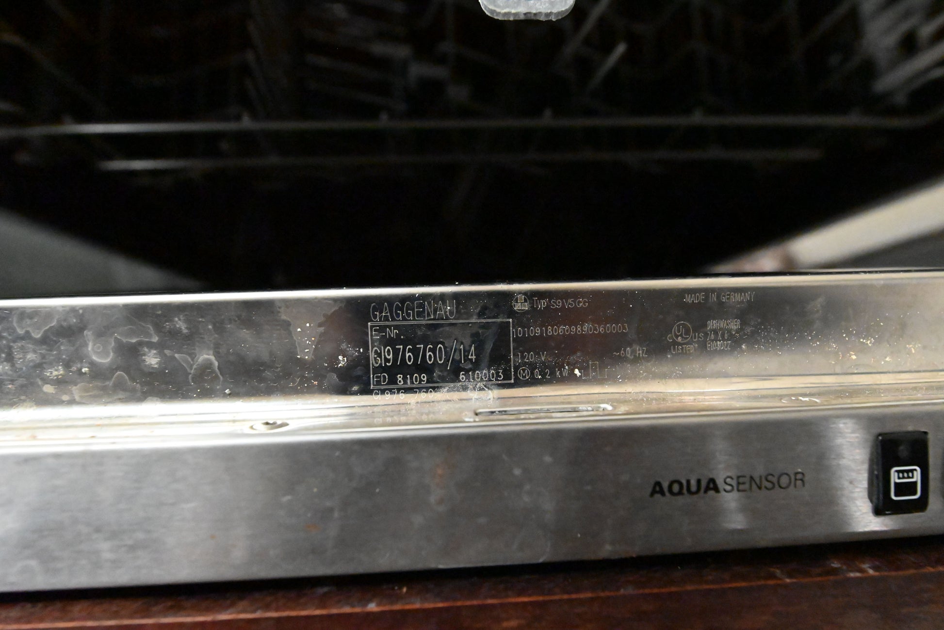 Gaggenau GI976760/14 24" Paneled Dishwasher, Pre-Owned