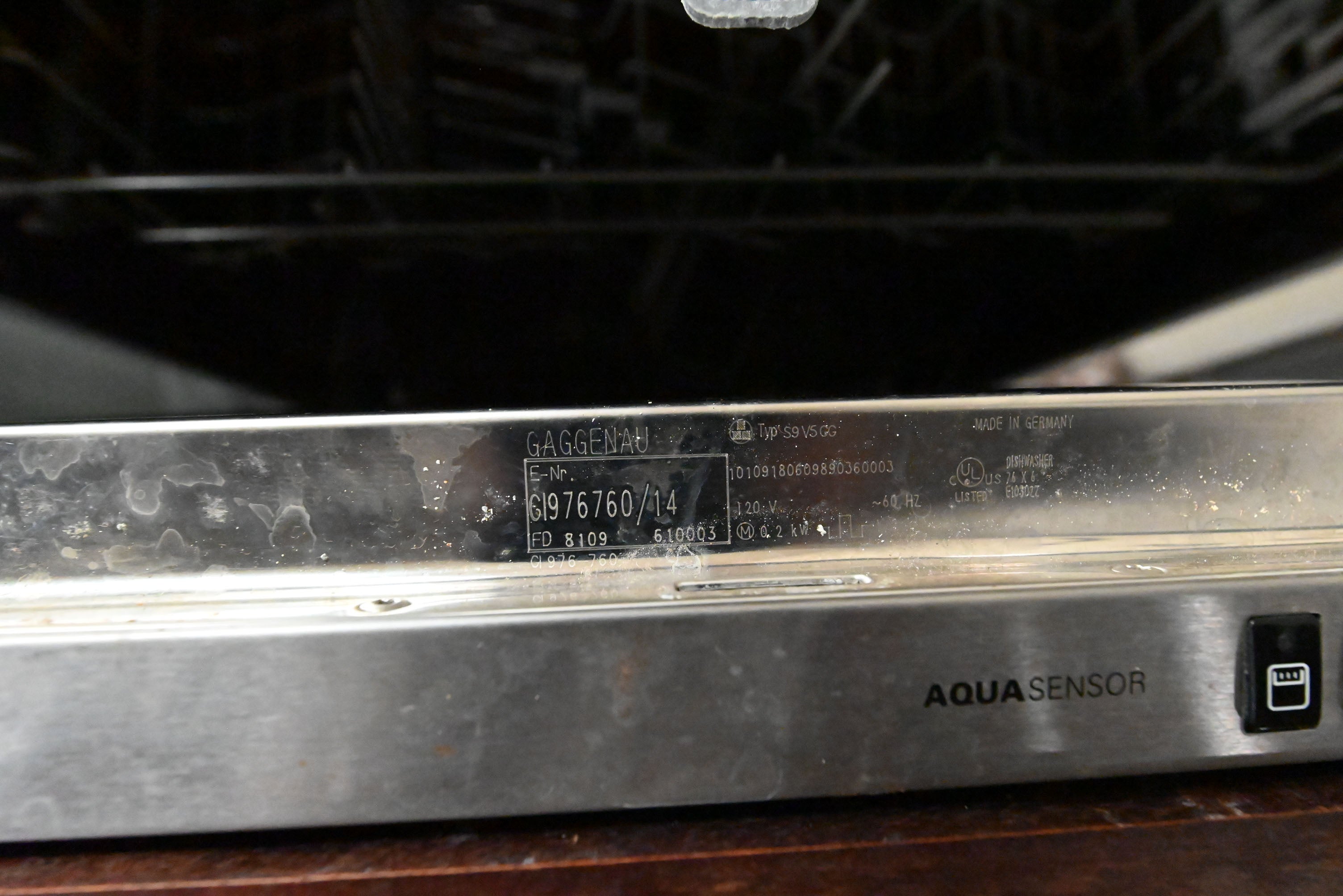 Gaggenau GI976760/14 24" Paneled Dishwasher, Pre-Owned