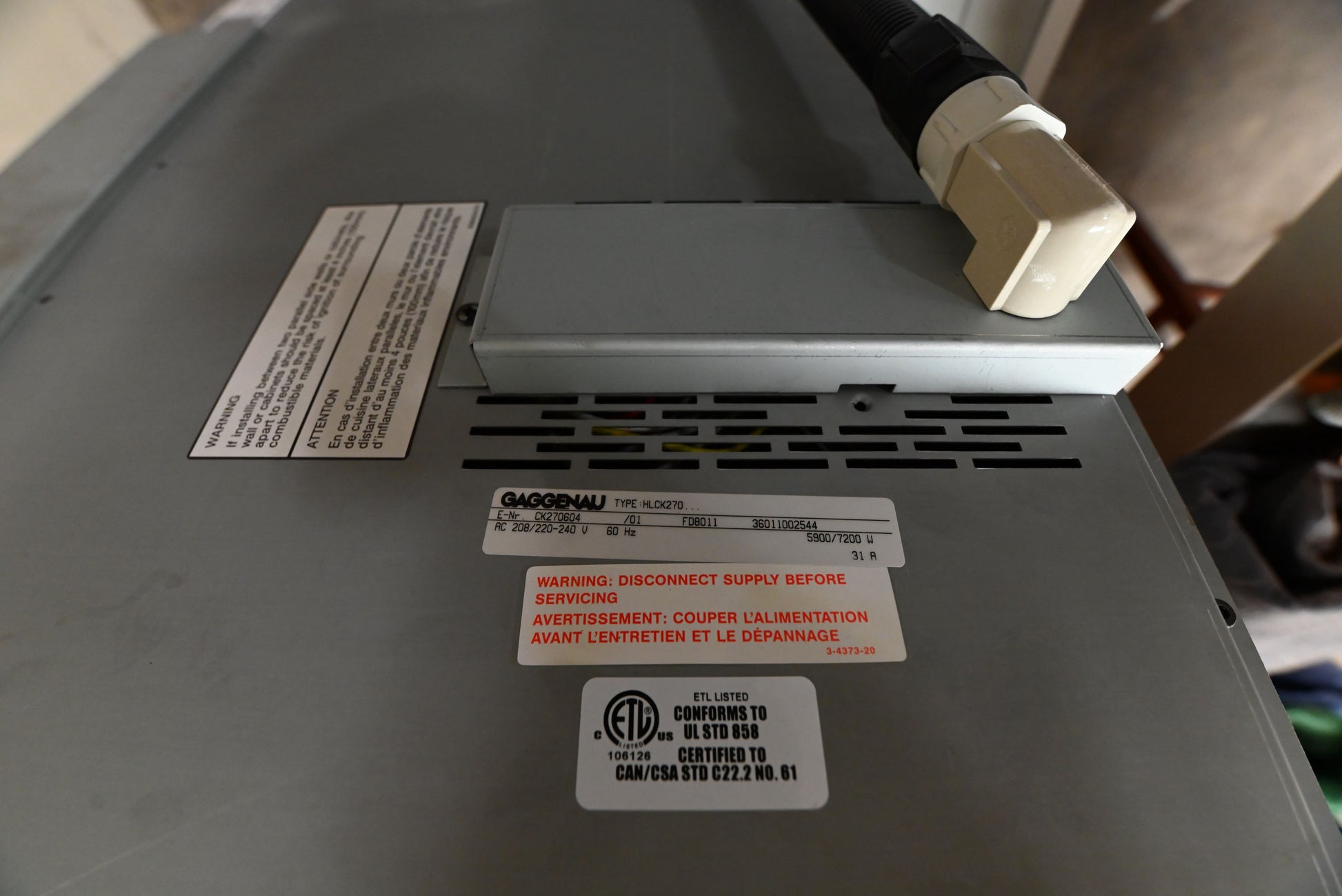 Gaggenau Vario 200 Series CK270604 27" Black Electric Cooktop