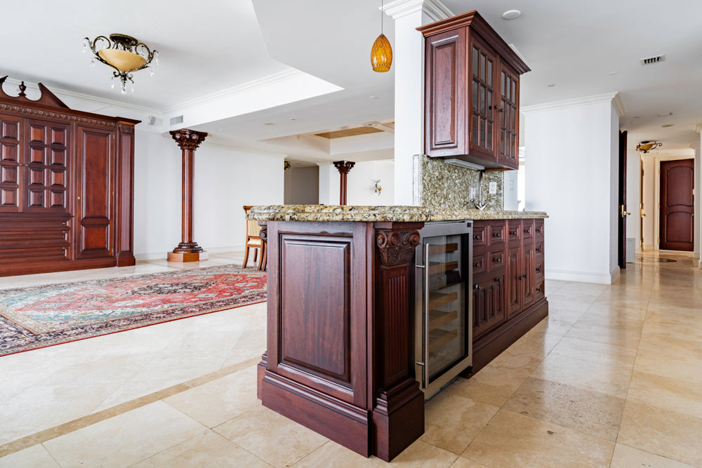 Clive Christian Regency Traditional Mahogany Kitchen with Granite Countertops
