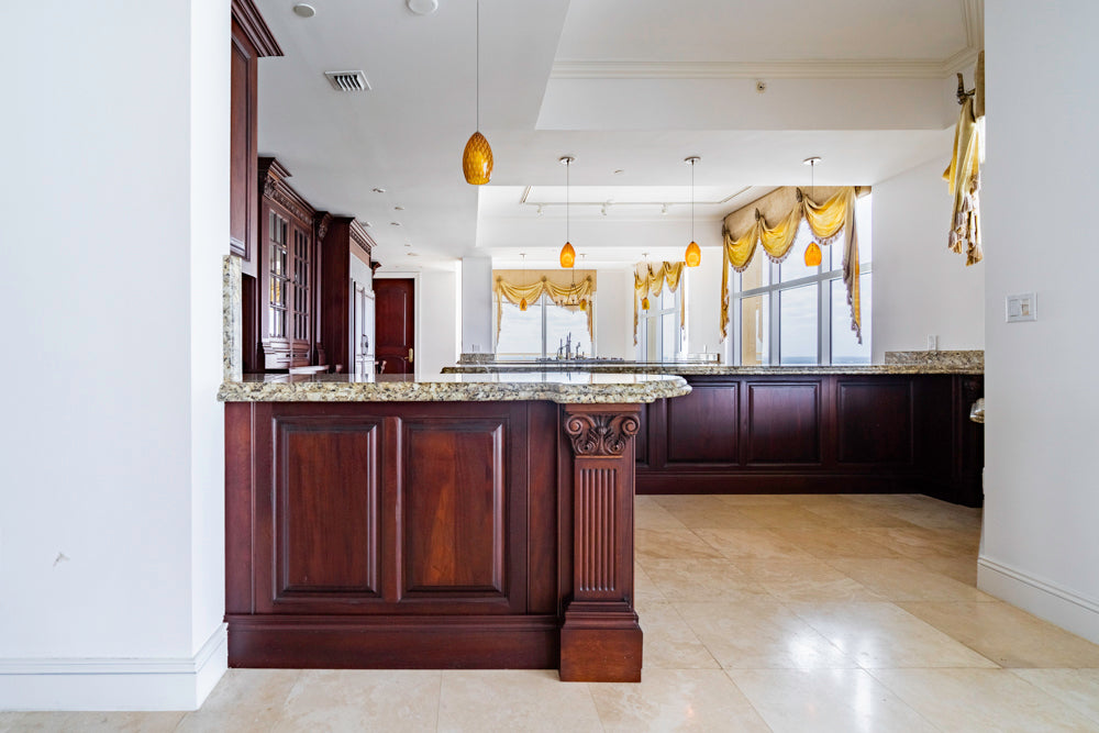 Clive Christian Regency Traditional Mahogany Kitchen with Granite Countertops