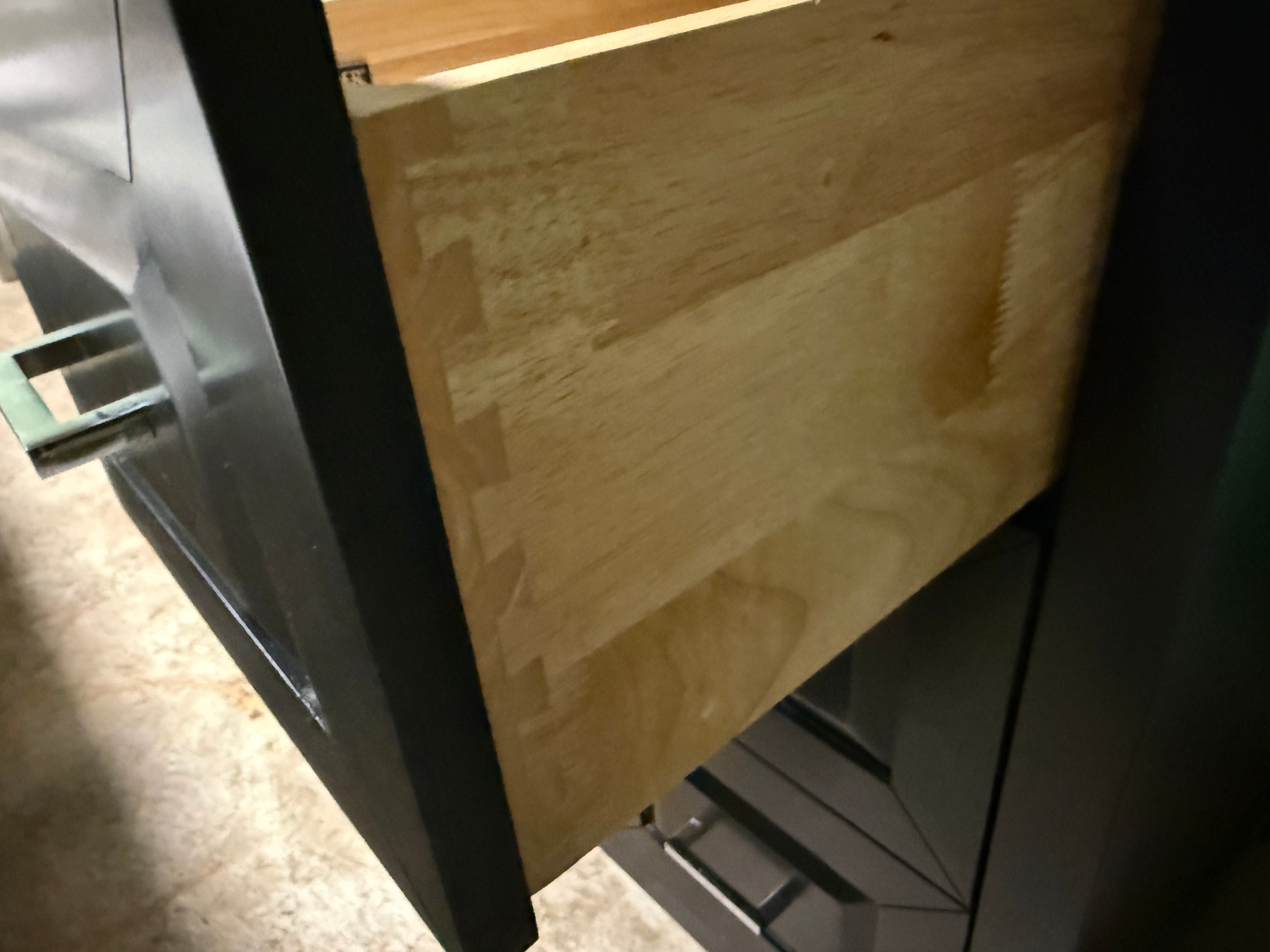 Matte Black 37" Freestanding Single Vanity with Top, Sink and Faucet