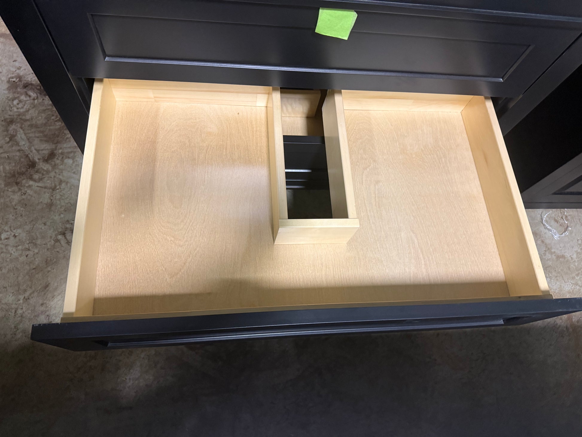 Matte Black 37" Freestanding Single Vanity with Sink and Top 